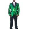 Big And Tall Mens Tuxedos - Black And Green Tuxedo