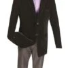 Black Big And Tall Blazers- Velvet ~ Sport Coat -Alberto Nardoni Shop black big and tall blazers velvet sport coat