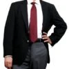 Wholesale Mens Jackets - Wholesale Blazer - Black 2-button Front Blazer