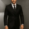 Wool Suit - Italian Made Business Suit By Statement Men's 3 Piece 100% Wool Fashion Suit - Modern Fit -Alberto Nardoni Shop black c603c9e9 84ea 4538 9b94 d632eebd30e7