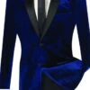 Mens Blue Wedding Suit Blue Velvet Slim Fit Tuxedo Men Tux Vinci 2 Mens Blue Wedding Suit Blue Velvet Slim Fit Tuxedo Men Tux Vinci -Alberto Nardoni Shop blue velvet slim fit tuxedo men