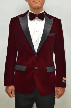 Mens Velvet Blazer - Velvet Jacket Burgundy Velvet Suit