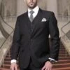 Big And Tall 3 Piece Suits - Black Suit 5 Big And Tall 3 Piece Suits - Black Suit -Alberto Nardoni Shop cheap big and tall 3 piece suits black suit