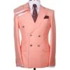 Colored Suits - Bright Colored Suits - Summer Suit Rose Colors - Slim Fit Suits