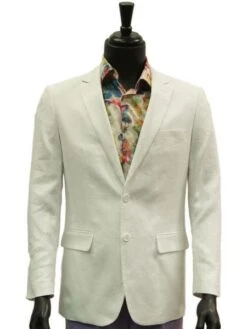 Colorful Blazer For Men - Ivory Cheap Priced Designer Fashion Dress Casual Blazer On Sale Linen Casual Blazer - Summer Blazer
