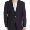 Wholesale Mens Jackets - Wholesale Blazer -Black 2 Button Blazer