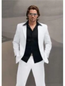 Mens White Dinner Jacket Dinner Jacket In White & Off White Wedding Suits For Men For Sale Shawl Collar Single Buttons + Free Bowtie