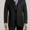 Steve Harvey Suit - Peak Lapel Modern Fit - No Pleated Pants Designer Brand Black Chest Pocket 3 Piece Vested Suit -Alberto Nardoni Shop download 38 d037b154 b266 4bd5 b35d 2548ff0a1860