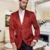 Men's Floral Sateen Unique Paisley Sport Coat/Fancy Stage Party Two Toned Cheap Priced Blazer Jacket For Men / Dinner Men's Jacket Red / Sport Coat -Alberto Nardoni Shop download 46 c1acdf36 cfb7 42c3 92c8 f6c5a2e73043