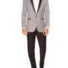 Mens Designer Traditional Shawl Dinner Jacket In Gray 3 Mens Designer Traditional Shawl Dinner Jacket In Gray -Alberto Nardoni Shop download 55