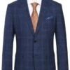 Western Sport Coat - Western Blazer Mens Classic Fit Two Button Wool & Linen Sport Coat Blazer In Blue Windowpane Plaid -Alberto Nardoni Shop download 7 d013e59f 5902 4206 b14e c0869c682b74