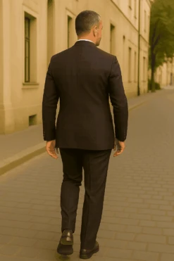 Wool Suit - Italian Made Business Suit By Statement Men's 3 Piece 100% Wool Modern Fit Suit - Bold Scoop Vest -Alberto Nardoni Shop eggplant4 788d723c 2d4c 466b 87a5 4a0c2e2fcde2