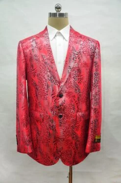 Exotic - Red - Mens Wholesale Blazers