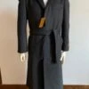 Full Length Overcoat - Wool Belted Topcoat Black - Wholesale Coat - Wholesale Winter Coats