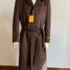 Full Length Overcoat - Wool Belted Topcoat Dark Brown - Wholesale Coat - Wholesale Winter Coats -Alberto Nardoni Shop full length overcoat wool belted topcoat dark brown wholesale coat wholesale winter coats