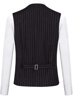 Mafia Outfit - Mobster Outfit - Italian Costume Striped Pattern Suit 4 Mafia Outfit - Mobster Outfit - Italian Costume Striped Pattern Suit -Alberto Nardoni Shop gangster suit 2