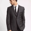 Gray 3 Piece Suit - Mens Gray 3 Piece Suit