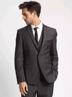 Gray 3 Piece Suit - Mens Gray 3 Piece Suit