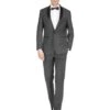 Gray And Black Suit - Mens Prom | Wedding Slim Fit Shawl Tuxedo Charcoal Grey - Slim Fit -Alberto Nardoni Shop gray and black suit mens prom or wedding slim fit shawl tuxedo charcoal grey 31810583724284