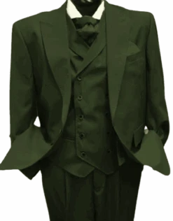 Green 3 Piece Suit - Green Three Piece Suit