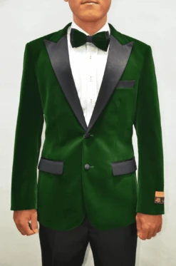 Mens Velvet Blazer - Velvet Jacket Green Velvet Tuxedo