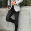 Mens Groomsmen Suits Grey Groom Suit - Grey -Alberto Nardoni Shop grey groom suit mens gray weddin 18