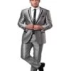 Men Grey Groom Groomsmen Suit -Alberto Nardoni Shop grey groom suit mens gray weddin 3