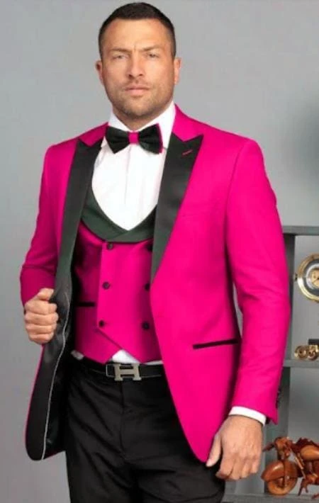 Hot Pink Mens Tuxedos 1 Hot Pink Mens Tuxedos