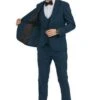 Mens Dark Teal Suit - Teal Blue Suit - Teal Color Wedding Suit