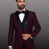 Mens 1 Button Shawl Lapel Wool DinnerClassic JacketBurgundy -Alberto Nardoni Shop image.php 27 a1dbb089 5343 4e4d aac1 cec117e3620c