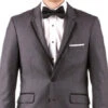 Suit And Shirt Combinations Groomsmen Wedding Grey And Black Tuxedo -Alberto Nardoni Shop image32801