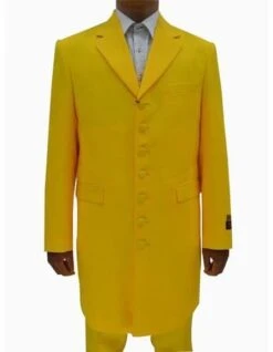 Men's Yellow ~ Gold ~ Mustard Seven Button Zoot Suits