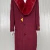 Mens Overcoat -Mens Long Wool Topcoats- Topcoat For Men-Mens Full Length And Cashmere Overcoat - Winter Topcoats