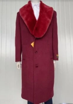 Mens Overcoat -Mens Long Wool Topcoats- Topcoat For Men-Mens Full Length And Cashmere Overcoat - Winter Topcoats