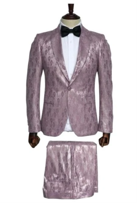 Lavender Paisley Suit - Fashion Prom Tuxedo - Wedding Suit 1 Lavender Paisley Suit - Fashion Prom Tuxedo - Wedding Suit