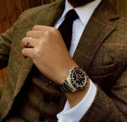 1930s Fashion Tweed ~ Herringbone Pattern- 1930 Suit -1930s Tuxedo - Brown Suit