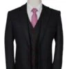 1930s Fashion Tweed ~ Herringbone Pattern- Mens 1930 Suit -1930s Tuxedo - Black Suit -Alberto Nardoni Shop image56695