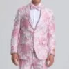 Mens Big And Tall Tuxedo -White And Pink Tuxedo -Alberto Nardoni Shop image63356