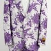 Mens Big And Tall Tuxedo -White And Purple Tuxedo