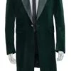 Zoot Suit Made Of Velvet Fabric - 1920s Velvet Suit (Black Pants) - Green -Alberto Nardoni Shop image64612