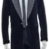 Zoot Suit Made Of Velvet Fabric - 1920s Velvet Suit (Black Pants) - Black 3 Zoot Suit Made Of Velvet Fabric - 1920s Velvet Suit (Black Pants) - Black -Alberto Nardoni Shop image64614