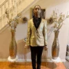 Gold Sequin Blazer - Mens Shiny Sport Coat - Party Jacket - Prom Tuxedo $189 9 Gold Sequin Blazer - Mens Shiny Sport Coat - Party Jacket - Prom Tuxedo $189 -Alberto Nardoni Shop image 3