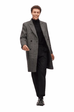 Italian Wool Double Breasted Topcoat