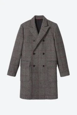 Italian Wool Double Breasted Topcoat -Alberto Nardoni Shop italian wool double breasted topcoat 6