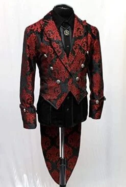 Men Ivory Tuxedo With Tails - Cream With Tails