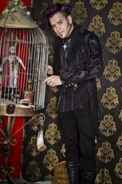 Men Ivory Color Cream Tuxedo With Tails