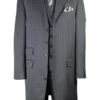 "Grey Pinstripe Zoot Suit - Men's Long Fashion Vested By Tonal" -Alberto Nardoni Shop j5oRYBV