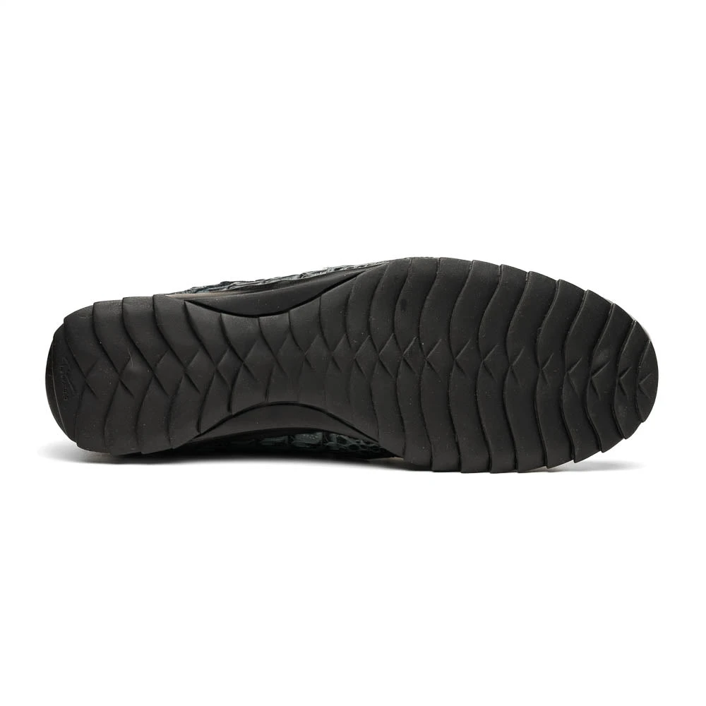 Mens Black Italian Alligator Shoes Ferrini Cap Toe Shoe 5 Mens Black Italian Alligator Shoes Ferrini Cap Toe Shoe - Image 5