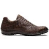 Marco Di Milano Kratos Men'sBrown Shoes Exotic Caiman Crocodile Sneakers -Alberto Nardoni Shop kratos caiman sneaker brown web 1