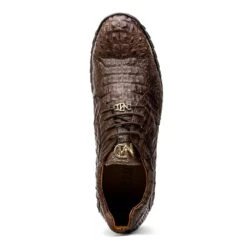 Marco Di Milano Kratos Men'sBrown Shoes Exotic Caiman Crocodile Sneakers -Alberto Nardoni Shop kratos caiman sneaker brown web 5